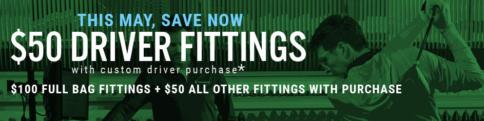 $100 off fitting with club purchase