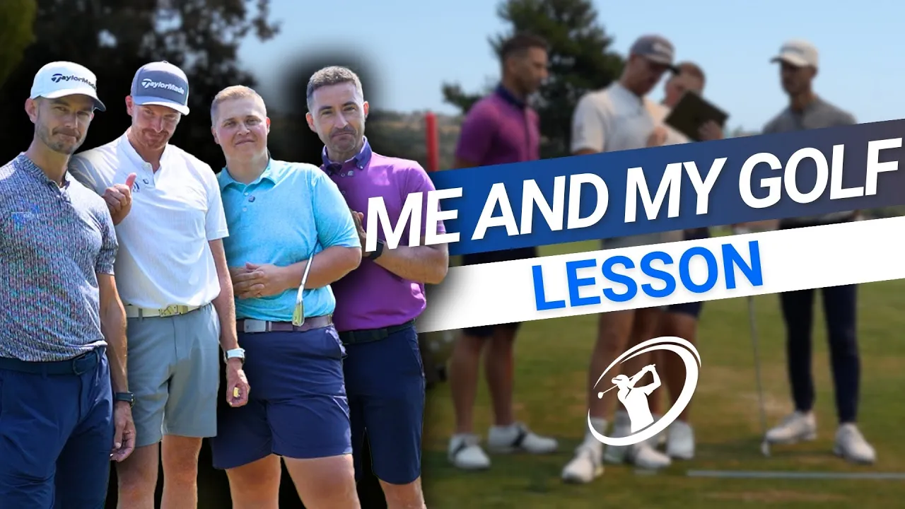 Mikey Gets a Lesson with Me and My Golf! // Piers Ward and Andy Proudman fix Mikey’s Golf Swing